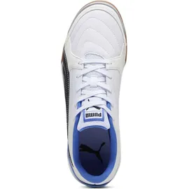 Puma Pressing IV Indoor Herren weiss 45 - Blau/Weiß/Schwarz - 45