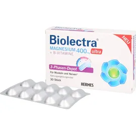 Hermes Arzneimittel Biolectra Magnesium 400 mg ultra 3-Phasen-Depot Tabletten 30 St.