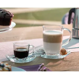 LEONARDO Espressotasse 0,08 l Weiß 6 St.
