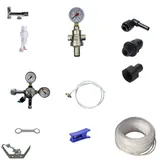 Anschlußpaket Sprudelwasser Tafelwasseranlagen Auftisch OHNE Filter & CO2 Flasche