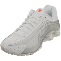 Nike Shox R4 Damen Sneaker Weiß Silber - 42 EU