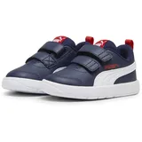 Puma Unisex Baby Courtflex V3 V Inf Sneaker, Navy White Red, 26