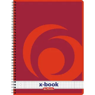Herlitz Collegeblock x.book Lineatur 28 kariert DIN A4 Innen- und Außenrand