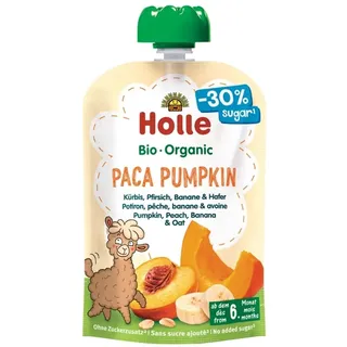 Holle Pouchy - Paca Pumpkin Kürbis, Pfirsich, Banane & Hafer 1 x 100 g