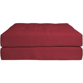 Beautissu Palettenkissen 120 x 80 x 15 cm rot 1 St.