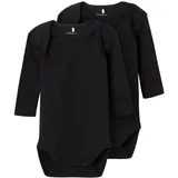 NAME IT Unisex NBNBODY 2P LS SOLID Black NOOS Body, 62