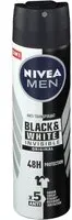 NIVEA MEN Black & White Invisible Original Déodorant Spray 48h 150 ml