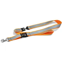 Durable Sicherheits-Schlüsselband reflektierend, mit Karabiner und Sicherheitsverschluss, 1 Stück, orange, 869209 Textilband (L x B) 530mm x 20mm 1St.