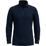 Smartwool - Classic Thermal Merino Base Layer 1/4 Zip Boxed - Merinounterwäsche Gr XL blau