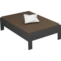 Rauch Futonbett RAUCH "Aditio", grau (graumetallic), B:126cm H:50cm L:208cm, Betten, Futonbett, ohne Kopfteil