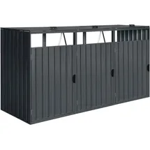 Axi Mülltonnenbox Owen 80 x 122 x 240 cm anthrazit