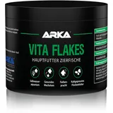 Arka Flockenfutter Aquarium 500 ml – kaltgepresstes Alleinfutter für Zierfische im Süßwasser – für Vitalität, Farbenpracht & gesundes Wachstum – ohne Spirulina – ARKA Vita Flakes