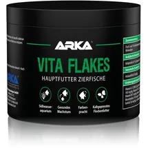 Arka Flockenfutter Aquarium 500 ml – kaltgepresstes Alleinfutter für Zierfische im Süßwasser – für Vitalität, Farbenpracht & gesundes Wachstum – ohne Spirulina – ARKA Vita Flakes