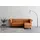 dorel home »Felix, L-Form, 241 cm (Liegefl.108x195 cm), Recamiere tauschbar,«, verstellb. Rückenlehne, Bett-Funktion, Velours, Kunstleder, Vintage