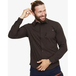 Preparation Stretch Shirt Herren Hazel, Größe:L - Herren > Oberteile > Hemden - Braun
