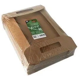 Papstar Tragetabletts, Pappe "pure" braun