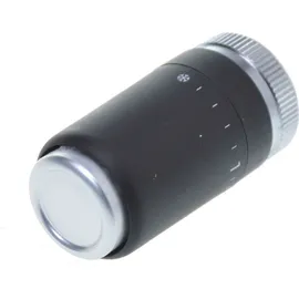 Aqbau Heizkörperthermostatkopf mit Blockade Schwarz