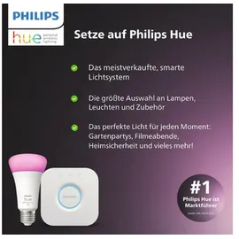 Philips Hue Secure Flutlichtkamera für den Außenbereich - Schwarz