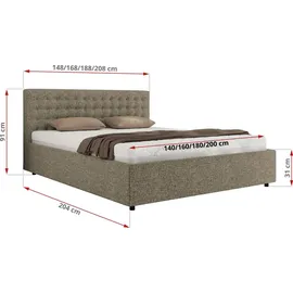 MKS PAVO CLASSIC 140 x 200 cm Grau