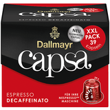 Dallmayr Capsa Espresso Decaffeinato Kaffeekapseln Arabicabohnen kräftig 39 Portionen