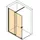 Hüppe Xtensa Pure Walk-In Duschtür links 120 x verschiedene Größen silber teilmattiert XT0103069301881