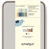 schlafgut Spannbettlaken Jersey 60 x 120 - 70 x 140 cm grau