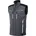 Arbeitsweste Flex Line Softshell Bodywarmer bequem atmungsaktiv wasserabweisend mit Fleecefutter grau schwarz 6XL