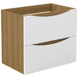 duschspa Waschtisch Unterschrank Waschtischunterschrank Waschbeckenunterschrank Badschrank, 50-120cm Hängeschrank, Matt / Hochglanz 60 cm x 52 cm x 38.8 cm