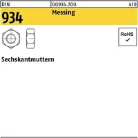 Industrial Quality Supplies DIN 934/ISO 4032 Sechskantmutter M 1