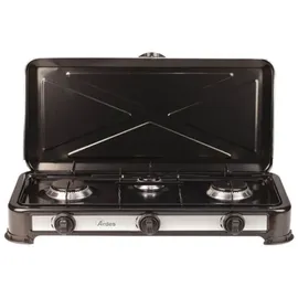 Ardes Odino AR1FG03 Gasherd, 3 LPG-Brenner, Schwarz - Schwarz
