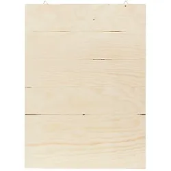 Holz-Schild, eckig, 40 x 55 cm