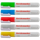 Office Marshal Whiteboard Marker »Kreidemarker, verschiedene Farben, Whiteboard«, (5-tlg), Non-permanent (Whiteboard-Eignung) bunt