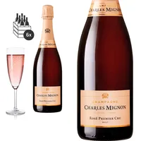 6er Karton Rosé Champagne Premier Cru Brut von Charles Mignon (6 x 0.75 l)