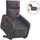 vidaXL Massagesessel Elektrisch 89,5 x 95,5 x 0 cm Dunkelgrau mit Aufstehhilfe