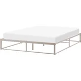 Beliani Viry 140 x 200 cm Hellbeige