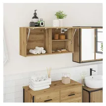 vidaXL Bad-Wandschrank Artisan-Eiche 80x25x40 cm Holzwerkstoff