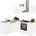 OPTIFIT Winkelküche L-Form 210 cm weiß