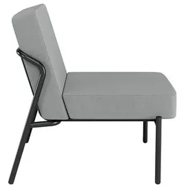 medso powered by paperflow Sessel MEDSO S gepolstert 58,0 x 74,3 x 38,0 cm Grau/Schwarz