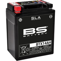 BS Battery Werksseitig aktivierte wartungsfreie SLA-Batterie - BTX14AH / BB14-A2 / B2