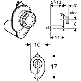 Geberit JetEX Absaugsiphon Siphon