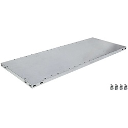 SCHULTE Lagertechnik Steckregal Zusatz-Fachboden MULTIplus150 1000 x 400, inkl. 4 Fachbodenträgern