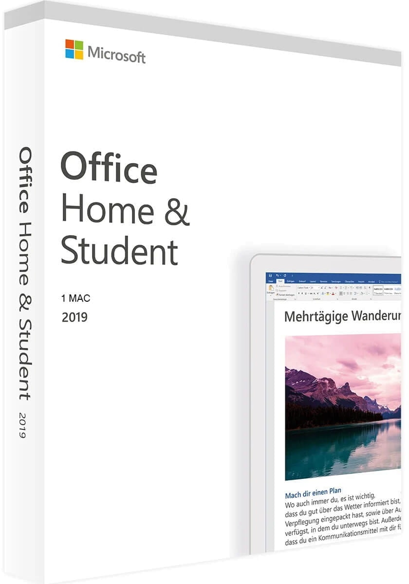 Microsoft Office 2019 Home and Student MAC