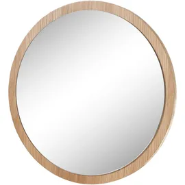 Robas Lund Spiegel 40 cm, ¦ holzfarben ¦ Glas,Aluminium,Holzwerkstoff Ø: 40.0