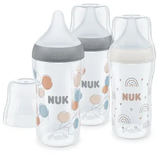 NUK Babyflaschenset 260 ml Regenbogen/Zweig 3 St.