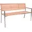 Garden Pleasure Denver 150 x 55 x 86 cm braun