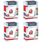 Set Von 4 Kisten Fjm Hyclean 3d -taschen Effizienz Für Kompakte Staubsauger S700 S4000 Und S6000 Miele