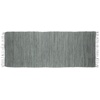 Teppich Quadratisch Baumwolle, grau