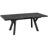 Lesli Living Murcia Negro Gartentisch 163/203 x 93 x 77 cm Grau