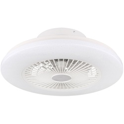 LED Deckenventilator inkl. Fernbedienung Sterneneffekt Dimmbar CCT-Schaltung Nachtlicht Timer 3 Stufen