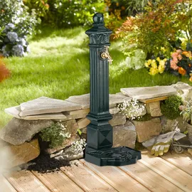Relaxdays Standbrunnen Wasserzapfstelle Antik Look